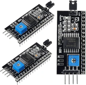 3pcs 5V 2004 1602 LCD Display IIC I2C Adapter IIC I2C Serial Interface Adapter Converter Module for Arduino UNO R3 3pcs 5V 2004 1602 LCD Display IIC I2C Adapter IIC I2C Serial Interface Adapter Converter Module for Arduino UNO R3