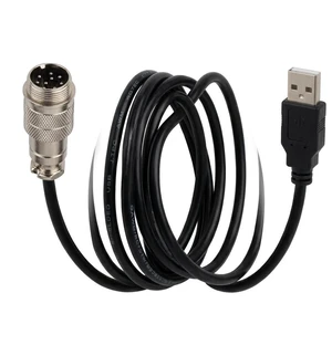 USB to 9-Pin DIN Adapter Cable for Thrustmaster TH8A TSSH MOD+ Handbrake & TH8RS Shifter, 1.8 Meter PC Data Cord USB to 9-Pin DIN Adapter Cable for Thrustmaster TH8A TSSH MOD+ Handbrake & TH8RS Shifter, 1.8 Meter PC Data Cord
