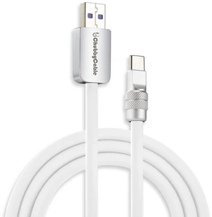 chubbycable Chubby 2.0 USB C 120W Fast Charging Cable Silicone Soft Durable USB C Cable Extra Thick Charger Cord Compatible with iPhone 17-15 Series iPad, White, USB-A to Type-C, 13.1FT chubbycable Chubby 2.0 USB C 120W Fast Charging Cable Silicone Soft Durable USB C Cable Extra Thick Charger Cord Compatible with iPhone 17-15 Series iPad, White, USB-A to Type-C, 13.1FT