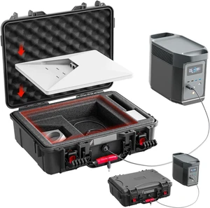 Starlink Mini Case,2026 New IP67 Waterproof Hard Carrying Case Compatible with Star Link Mini Dish, Green Protective Storage Bag with DC Waterproof Port for Outdoor Travel RV Camping Hiking Starlink Mini Case,2026 New IP67 Waterproof Hard Carrying Case Compatible with Star Link Mini Dish, Green Protective Storage Bag with DC Waterproof Port for Outdoor Travel RV Camping Hiking