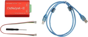 CAN Analyzer CANalyst-II USB to CAN Analyzer CAN-Bus Converter Adapter Compatible with ZLG USB to CAN CAN Analyzer CANalyst-II USB to CAN Analyzer CAN-Bus Converter Adapter Compatible with ZLG USB to CAN