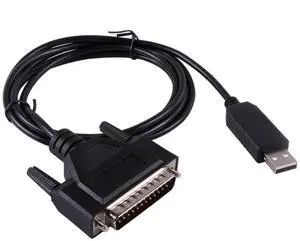 F/;TD/;1 USB to RS232 25 Pin DB25 Male Connector Serial Adapter Cable CNC Controls Programming Cable Compatib C-232R US-232R(16ft) F/;TD/;1 USB to RS232 25 Pin DB25 Male Connector Serial Adapter Cable CNC Controls Programming Cable Compatib C-232R US-232R(16ft)