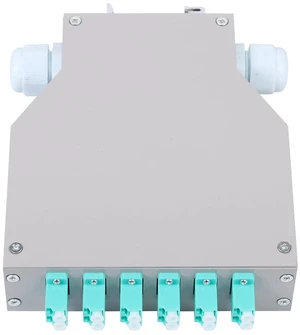 LC-OM3 6 Duplex 12 Port DIN Rail Fiber Optic Enclosure ODF (includes Pigtail and 6PC Coupler) LC-OM3 6 Duplex 12 Port DIN Rail Fiber Optic Enclosure ODF (includes Pigtail and 6PC Coupler)