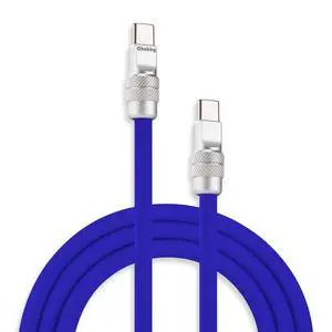 chubbycable Chubby 2.0 Fast Charging Cable Durable Soft Silicone USB C Cable 240W Extra Thick Charger Cord Compatible with iPhone 17-15 Series iPad, Dark Blue, Type-C to Type-C, 6.6 FT chubbycable Chubby 2.0 Fast Charging Cable Durable Soft Silicone USB C Cable 240W Extra Thick Charger Cord Compatible with iPhone 17-15 Series iPad, Dark Blue, Type-C to Type-C, 6.6 FT