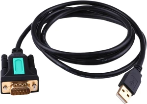 USB 2.0 to RS232 DB9 Serial Cable Male Converter Adapter with L2303 Chipset for Win10 8.1 8 7 XP 2000 5ft(FTDI Chipset) USB 2.0 to RS232 DB9 Serial Cable Male Converter Adapter with L2303 Chipset for Win10 8.1 8 7 XP 2000 5ft(FTDI Chipset)