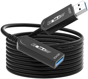 Fiber Optic USB 3.2 Extension Cable 33FT, 10Gbps Type A Male to Female Ultra Long Distance Extender for Business Solutions,Video Conference,Webcam,3D Scanning,Machine Vision,Card Reader,Hard Drive Fiber Optic USB 3.2 Extension Cable 33FT, 10Gbps Type A Male to Female Ultra Long Distance Extender for Business Solutions,Video Conference,Webcam,3D Scanning,Machine Vision,Card Reader,Hard Drive