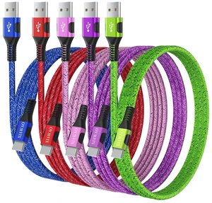 XIAWAO USB A to USB C Cable (3ft 5-Pack) 3A Fast Charging for Samsung Galaxy S24 S23 S22 S21 S20, A55 A54 A51 A50 A35 A25, Note 20 10, for iPhone 16/15 Pro Max Plus XIAWAO USB A to USB C Cable (3ft 5-Pack) 3A Fast Charging for Samsung Galaxy S24 S23 S22 S21 S20, A55 A54 A51 A50 A35 A25, Note 20 10, for iPhone 16/15 Pro Max Plus