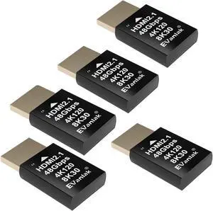 4K 120Hz HDMI 2.1 Dummy Plug High-Resolution Virtual Display Emulator for PC, VR Headsets & Cryptocurrency Mining | Supports 8K @30Hz, Headless Ghost Display Adapter-5P 4K 120Hz HDMI 2.1 Dummy Plug High-Resolution Virtual Display Emulator for PC, VR Headsets & Cryptocurrency Mining | Supports 8K @30Hz, Headless Ghost Display Adapter-5P
