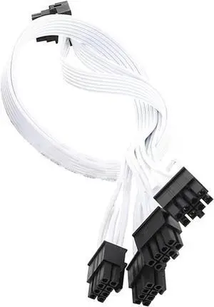 4xCPU Power Splitter Cable 8pin To 16Pin Male PCI-E 5.0 12VHPWR RTX4090 Splitter Extension Cord For AX760I/AX860 4xCPU Power Splitter Cable 8pin To 16Pin Male PCI-E 5.0 12VHPWR RTX4090 Splitter Extension Cord For AX760I/AX860