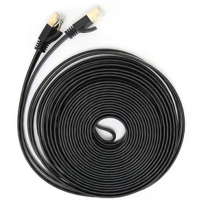 10 Gigabit Double Shielded CAT7 Network Cable, 8 Core Twisted Pair Wire, High Speed Data Transmission for Routers, Computers, Smart TVs, RJ45 Connector, 600Mhz Bandwidth (30M) 10 Gigabit Double Shielded CAT7 Network Cable, 8 Core Twisted Pair Wire, High Speed Data Transmission for Routers, Computers, Smart TVs, RJ45 Connector, 600Mhz Bandwidth (30M)