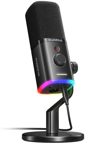 MAONO PD100X USB/XLR Podcast Microphone for PC,Gaming Streaming Dynamic Mic | Noise Reduction,Tap to Mute,Custom RGB, Maono Link Support,Volume & Gain Control,Desktop Stand,for Computer Recording,Meet MAONO PD100X USB/XLR Podcast Microphone for PC,Gaming Streaming Dynamic Mic | Noise Reduction,Tap to Mute,Custom RGB, Maono Link Support,Volume & Gain Control,Desktop Stand,for Computer Recording,Meet