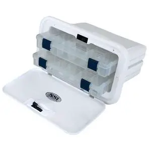 Marine Tackle Box for Boat storage - SSI OEM Parts - Plano Tacklebox Organizers Included (2 Drawer) Marine Tackle Box for Boat storage - SSI OEM Parts - Plano Tacklebox Organizers Included (2 Drawer)