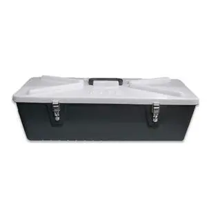 Special Mate 5 Fishing Lure Box - Body Bait Storage for 128 Lures - Grey/ White - Durable Hard Plastic With Metal Latches - #5128 Special Mate 5 Fishing Lure Box - Body Bait Storage for 128 Lures - Grey/ White - Durable Hard Plastic With Metal Latches - #5128