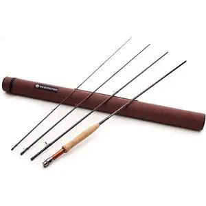 Classic Trout Freshwater Fly Fishing Rod - Moderate Action 4-Piece Fly Rod - Case Included Classic Trout Freshwater Fly Fishing Rod - Moderate Action 4-Piece Fly Rod - Case Included