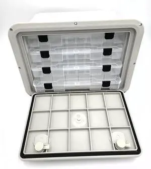Tackle Center w/4 Large Trays 13" x 17" x 11" (Depth) DPTC1317 (Made in USA) Tackle Center w/4 Large Trays 13" x 17" x 11" (Depth) DPTC1317 (Made in USA)