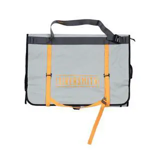 Fly Fishing Wader & Boot Bag Gear-Roll Wader Bag with Changing Mat, Waterproof Pocket, Rod & Net Storage Fly Fishing Gear Organizer Gray Cadmium Fly Fishing Wader & Boot Bag Gear-Roll Wader Bag with Changing Mat, Waterproof Pocket, Rod & Net Storage Fly Fishing Gear Organizer Gray Cadmium