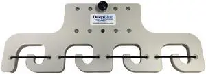 Pontoon Boat Fishing 4-Rod-Holder No-Tool Rail Mount | USA Made | Deep Blue Outdoors Pontoon Boat Fishing 4-Rod-Holder No-Tool Rail Mount | USA Made | Deep Blue Outdoors