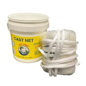Mullet Cast Net: 1" Sq. Mesh, 5 ft Radius Mullet Cast Net: 1" Sq. Mesh, 5 ft Radius