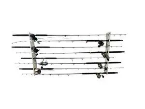 4 & 8 Rod Horizontal & Vertical Storage Hanging Wall Organizer Rod Pole Holder Rack 4 & 8 Rod Horizontal & Vertical Storage Hanging Wall Organizer Rod Pole Holder Rack