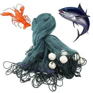 Hand Made Beach Seine/Drag Nets Fishing Nets, Fishing Gill Nets with PVC Foam Float Bobbers Lead Sinkers for Fishing Hand Made Beach Seine/Drag Nets Fishing Nets, Fishing Gill Nets with PVC Foam Float Bobbers Lead Sinkers for Fishing