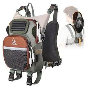 Fly Fishing Chest Pack,Outdoor Waterproof fishing Tackle Chest Bag with Multiple Compartments, Small Wade fishing,Can accommodate multiple fishing equipment/flying boxes Fly Fishing Chest Pack,Outdoor Waterproof fishing Tackle Chest Bag with Multiple Compartments, Small Wade fishing,Can accommodate multiple fishing equipment/flying boxes