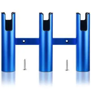Aluminum Fishing Boat Rod Holder,3/4 Link Tube Aluminum Rod Rack, Suit Boats & Yacht,Silver Aluminum Fishing Boat Rod Holder,3/4 Link Tube Aluminum Rod Rack, Suit Boats & Yacht,Silver