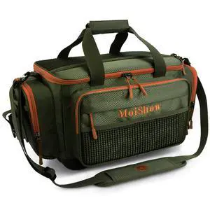Fishing Tackle Box Bag - Fishing Bags for Saltwater or Freshwater (#Green) Fishing Tackle Bags - Padded Shoulder Strap - Tackle Bag for 3600 3700 Tackle Box Fishing Tackle Box Bag - Fishing Bags for Saltwater or Freshwater (#Green) Fishing Tackle Bags - Padded Shoulder Strap - Tackle Bag for 3600 3700 Tackle Box