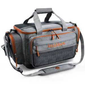 Fishing Tackle Box Bag - Fishing Bags for Saltwater or Freshwater (#Grey) Fishing Tackle Bags - Padded Shoulder Strap - Tackle Bag for 3600 3700 Tackle Box Fishing Tackle Box Bag - Fishing Bags for Saltwater or Freshwater (#Grey) Fishing Tackle Bags - Padded Shoulder Strap - Tackle Bag for 3600 3700 Tackle Box