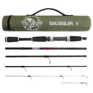 Rigged and Ready Smuggler Series Travel Fishing Rods. Super Compact, 1 Spinning Rod and Reel Combo, 4 Spin, 1 Casting Rod + Cases. 2, 3 or 4 Tips. Spin and General Freshwater - Saltwater Fishing Rigged and Ready Smuggler Series Travel Fishing Rods. Super Compact, 1 Spinning Rod and Reel Combo, 4 Spin, 1 Casting Rod + Cases. 2, 3 or 4 Tips. Spin and General Freshwater - Saltwater Fishing