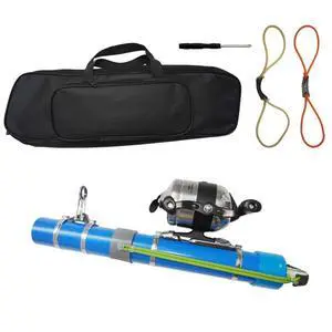 Portable Fishing Catapult Rod, Durable & Lightweight Telescopic Lure & Bait Launcher for Saltwater & Freshwater, High Elasticity Casting Tool, Professional New Model Travel Fishing Gear Portable Fishing Catapult Rod, Durable & Lightweight Telescopic Lure & Bait Launcher for Saltwater & Freshwater, High Elasticity Casting Tool, Professional New Model Travel Fishing Gear