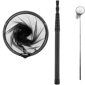 9ft/11.15ft Extra Long Fishing Net with Telescoping Handle, Carbon Fiber Extendable Landing Net, Dip Net for Fishing, Crab nets for Crabbing, Rubber Coated Netting, Holds up to 20lbs 9ft/11.15ft Extra Long Fishing Net with Telescoping Handle, Carbon Fiber Extendable Landing Net, Dip Net for Fishing, Crab nets for Crabbing, Rubber Coated Netting, Holds up to 20lbs