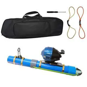 Portable Fishing Catapult Rod, Durable & Lightweight Telescopic Lure & Bait Launcher for Saltwater & Freshwater, High Elasticity Casting Tool, Professional New Model Travel Fishing Gear Portable Fishing Catapult Rod, Durable & Lightweight Telescopic Lure & Bait Launcher for Saltwater & Freshwater, High Elasticity Casting Tool, Professional New Model Travel Fishing Gear