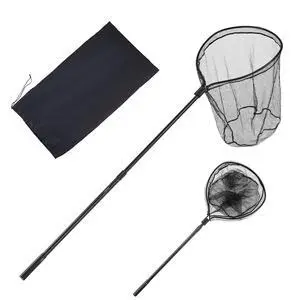 Fishing Net, Landing Nets with Telescopic Handle Lightweight and Stronger Fish Gear, Durable and Fish-Friendly, for Kayak, Boat, Bank, Pond Fishing Net, Landing Nets with Telescopic Handle Lightweight and Stronger Fish Gear, Durable and Fish-Friendly, for Kayak, Boat, Bank, Pond