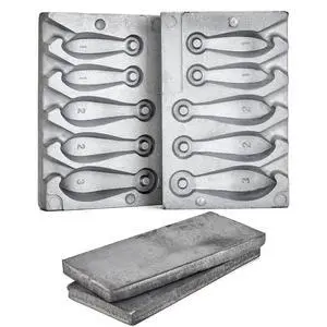 Bank Sinker Mold and Pure Lead Ingots,DIY Bullet Casting,Fishing Sinkers and Fishing Weights Bank Sinker Mold and Pure Lead Ingots,DIY Bullet Casting,Fishing Sinkers and Fishing Weights