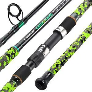 Surf Spinning Fishing Rod Carbon Travel Surf Rod M/MH 3 Piece Spinning Fishing Rod 9'/10'/11'/12' Surf Spinning Fishing Rod Carbon Travel Surf Rod M/MH 3 Piece Spinning Fishing Rod 9'/10'/11'/12'