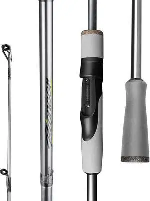 Pioneer Fishing Rod 2-Piece Baitcaster Rod & Spinning Rod | Ideal for Bass Trout Walleye Freshwater All-Purpose Rod. 24T Carbon Fiber EVA Handle Titanium Oxide Guide Rings Pioneer Fishing Rod 2-Piece Baitcaster Rod & Spinning Rod | Ideal for Bass Trout Walleye Freshwater All-Purpose Rod. 24T Carbon Fiber EVA Handle Titanium Oxide Guide Rings