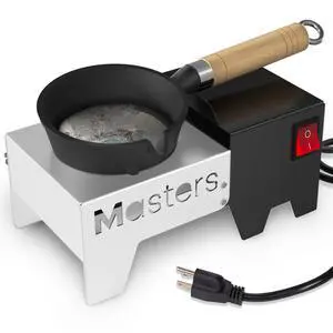 MMasters Fast-Heating Electric Lead Melting Pot 80 Oz Capacity | Ideal for Bullet Casting & Fishing Weight Molds | Portable Lead Ingots Melter for Reloading & DIY Metal Projects (Below 750 Metal) MMasters Fast-Heating Electric Lead Melting Pot 80 Oz Capacity | Ideal for Bullet Casting & Fishing Weight Molds | Portable Lead Ingots Melter for Reloading & DIY Metal Projects (Below 750 Metal)