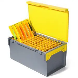 Fishing Large Tackle Box Rigid Hard Lure Organizer for Hard Bait Storage, Capacity Multi-Slot Organizer for Home Storage & Outdoor Freshwater and Saltwater Fishing Fishing Large Tackle Box Rigid Hard Lure Organizer for Hard Bait Storage, Capacity Multi-Slot Organizer for Home Storage & Outdoor Freshwater and Saltwater Fishing