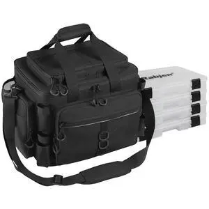 Fishing Tackle Bag with Rod Holders & Cooler Main Compartment Large Capacity Fishing Bag for Organized Gear Storage Fishing Tackle Bag with Rod Holders & Cooler Main Compartment Large Capacity Fishing Bag for Organized Gear Storage