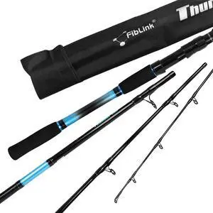 4-Piece 7-Feet Carbon Fiber Boat Fishing Rod Spinning Travel Portable Rod Tournament Fishing Pole for Fresh & Saltwater 4-Piece 7-Feet Carbon Fiber Boat Fishing Rod Spinning Travel Portable Rod Tournament Fishing Pole for Fresh & Saltwater