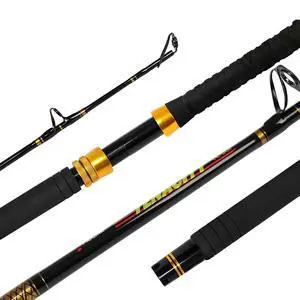 Fishing Trolling Rod - 1/2 Piece Saltwater Offshore Rod - Heavy Duty Boat Fishing Pole (30-50lbs/50-80lbs/80-120lbs) Fishing Trolling Rod - 1/2 Piece Saltwater Offshore Rod - Heavy Duty Boat Fishing Pole (30-50lbs/50-80lbs/80-120lbs)