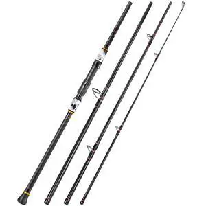 Surf Fishing Rod Portable Travel MH/H Surf Spinning Rod 4 Piece Carbon Fiber Saltwater Fishing Rod 10'/11'/12'/15' Surf Fishing Rod Portable Travel MH/H Surf Spinning Rod 4 Piece Carbon Fiber Saltwater Fishing Rod 10'/11'/12'/15'