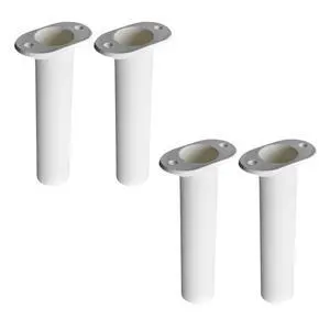 Flush Mount Fishing Rod Holder, 90 Degree ABS Plastic, for Boats, Kayaks, Yachts Flush Mount Fishing Rod Holder, 90 Degree ABS Plastic, for Boats, Kayaks, Yachts