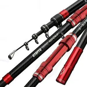 Telescopic Fishing Rod, Carbon Fiber Travel Surf Rod, Spinning Power Lure 2-9Oz, 20-50LBMedium-Heavy Throwing Surfcasting Baitcasting Pole, Distance Throwing Fishing Rod Telescopic Fishing Rod, Carbon Fiber Travel Surf Rod, Spinning Power Lure 2-9Oz, 20-50LBMedium-Heavy Throwing Surfcasting Baitcasting Pole, Distance Throwing Fishing Rod