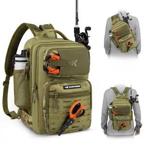 BlowBak Tactical Sling Tackle Bag-Lightweight Fishing Backpack Storge Fishing Gear and Equipment,Gift for Men BlowBak Tactical Sling Tackle Bag-Lightweight Fishing Backpack Storge Fishing Gear and Equipment,Gift for Men