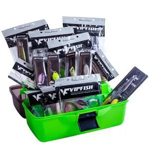 Fishing Tackle Box with Tackle Included Lures, Hooks, Weights, 3-Layer Freshwater Fishing Tackle Kit for Bass Fishing Gear and Equipment, Gift for Fishingman gift choice for Fathers Day Fishing Tackle Box with Tackle Included Lures, Hooks, Weights, 3-Layer Freshwater Fishing Tackle Kit for Bass Fishing Gear and Equipment, Gift for Fishingman gift choice for Fathers Day