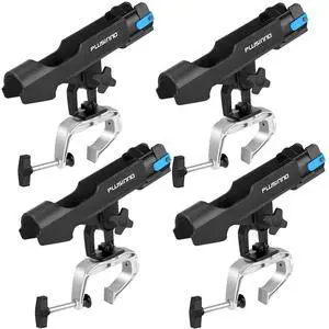 Fishing Boat Rods Holder Large Clamp Opening 360 Degree Adjustable Fishing Rod Racks Folding Holder Fishing Boat Rods Holder Large Clamp Opening 360 Degree Adjustable Fishing Rod Racks Folding Holder