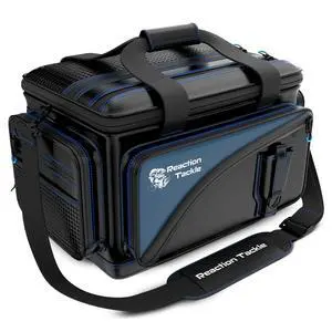 Saltwater Fishing Tackle Bags, Water Resistant 1000D PVC Tackle Box Bag with Removable Dividers, Fits 3600 and 3700 Trays, Small Saltwater Fishing Tackle Bags, Water Resistant 1000D PVC Tackle Box Bag with Removable Dividers, Fits 3600 and 3700 Trays, Small