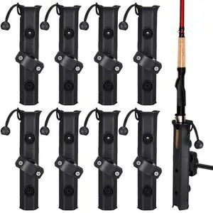 Fishing Rod Holder for Bike Rack Pole Mount Rotatable Fishing Chair Pole Holders with Clamp for Boat Bicycle Motorcycle Kayak Cart Fishing Rod Holder for Bike Rack Pole Mount Rotatable Fishing Chair Pole Holders with Clamp for Boat Bicycle Motorcycle Kayak Cart