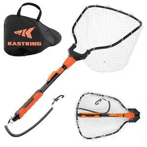 Titanet Fishing Net, Durable Aluminum Handle, Non-Slip Hi-Vis Grip, Compact Bag & Lanyard, Ideal for Kayak, Lake, Fly, or River Fishing, 2 Net Options Titanet Fishing Net, Durable Aluminum Handle, Non-Slip Hi-Vis Grip, Compact Bag & Lanyard, Ideal for Kayak, Lake, Fly, or River Fishing, 2 Net Options